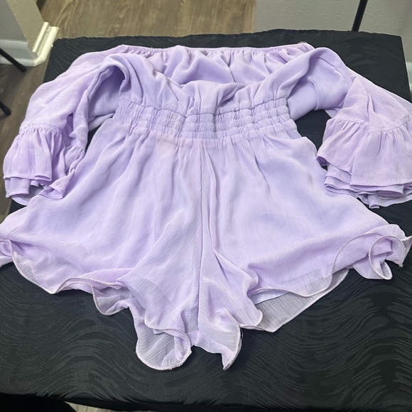 Endless Rose Lavender Ruffle Top - Picture 9 of 9